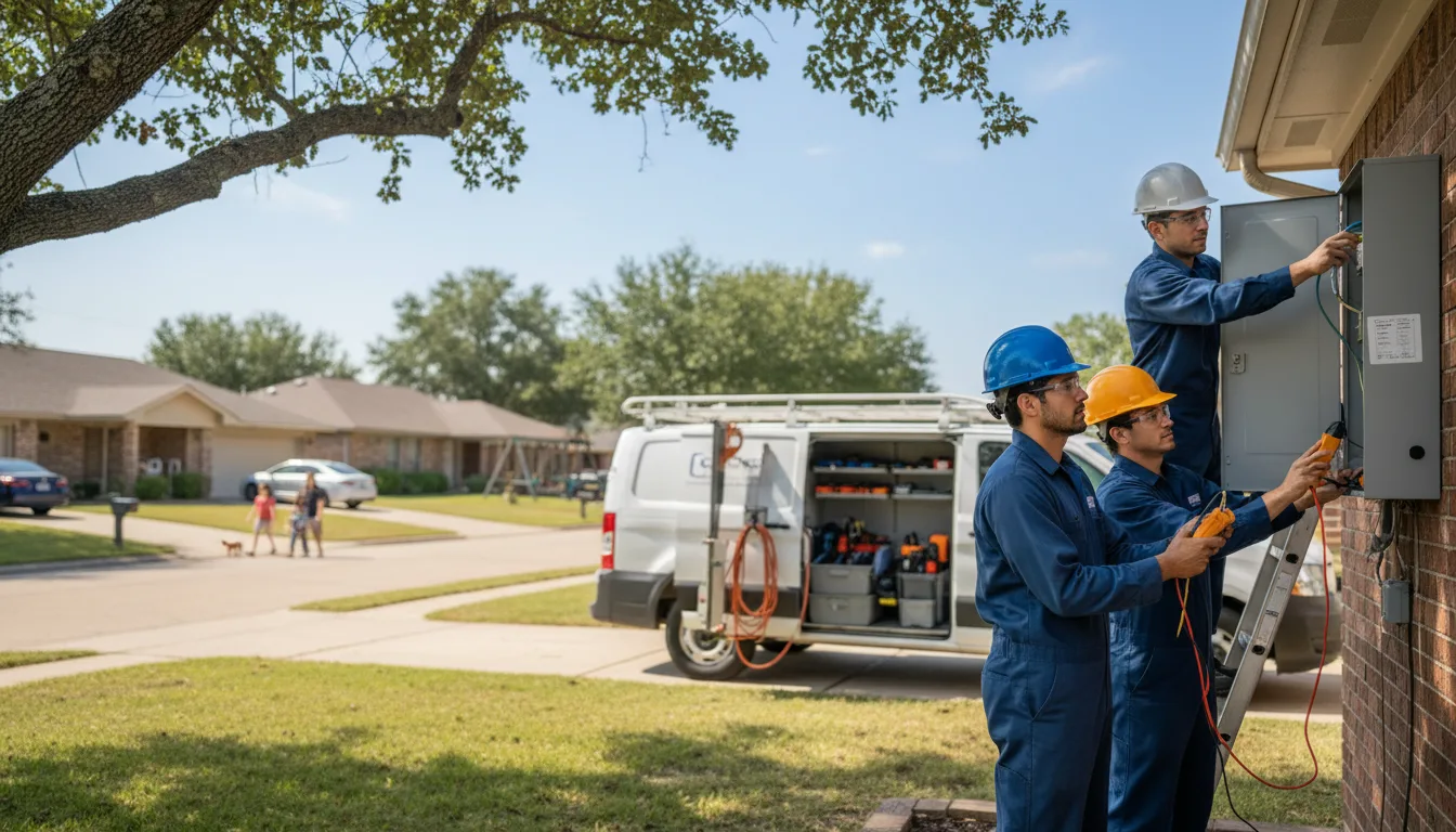Certified electrician providing emergency electrical services in Wagarville, AL